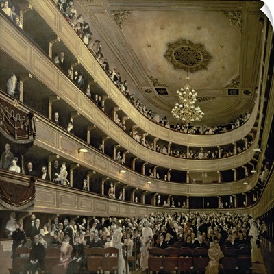 The Auditorium of the Old Castle Theatre, 1888