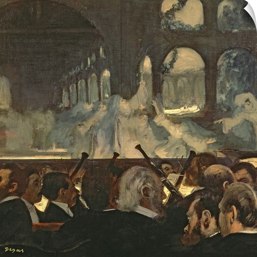 BAL4047 The ballet scene from Meyerbeer's opera 'Robert le Diable', 1876  by Degas, Edgar (1834-1917); oil on canvas; 76.6...
