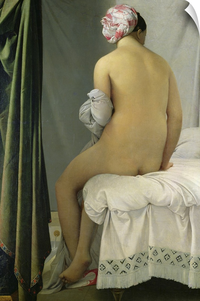 XIR45963 The Bather, called 'Baigneuse Valpincon', 1808 (oil on canvas)  by Ingres, Jean Auguste Dominique (1780-1867); 14...