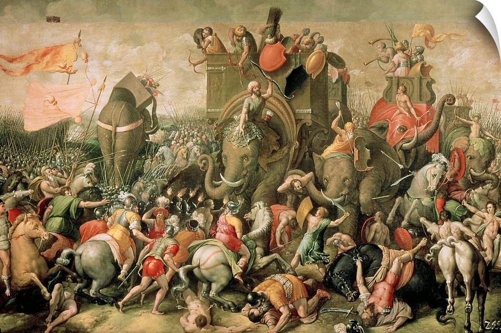 Scipio Africanus (c.234-c.183 BC) defeated Hannibal's army;
