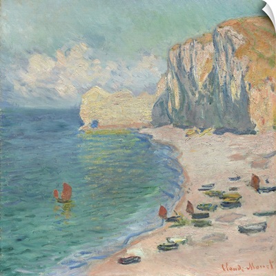 The Beach And The Falaise d'Amont, 1885