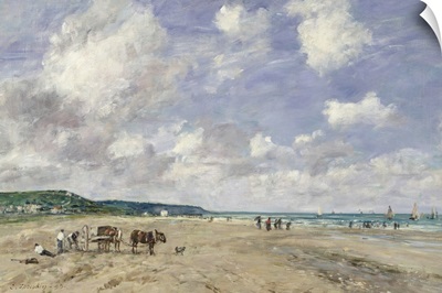 The Beach at Tourgeville, 1893
