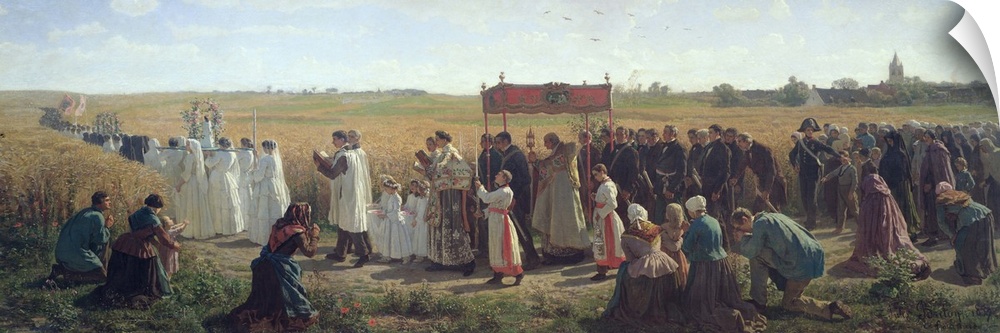 La Benediction des bles en Artois;