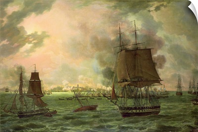 The Bombing of Cadiz by the French on 23rd September 1823, 1824