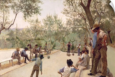 The Boules Players, 1882