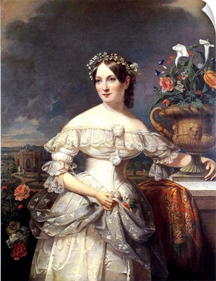 The Bride, Serena Mayer Franklin, 1838 (oil on canvas)