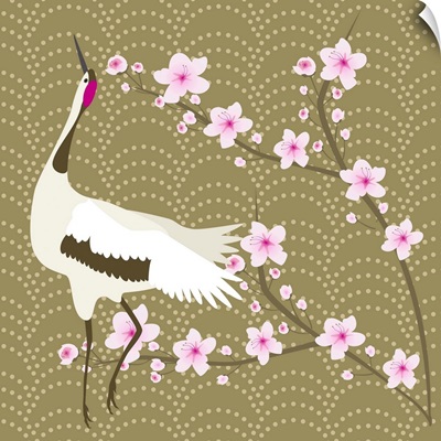 The Cherry Blossom And The Crane