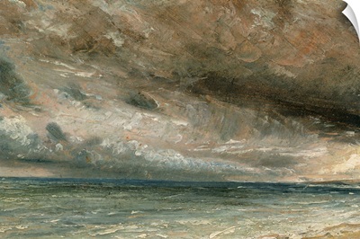 The Coast at Brighton - Stormy Evening, c.1828
