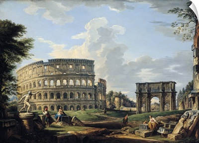 The Colosseum and the Arch of Constantine