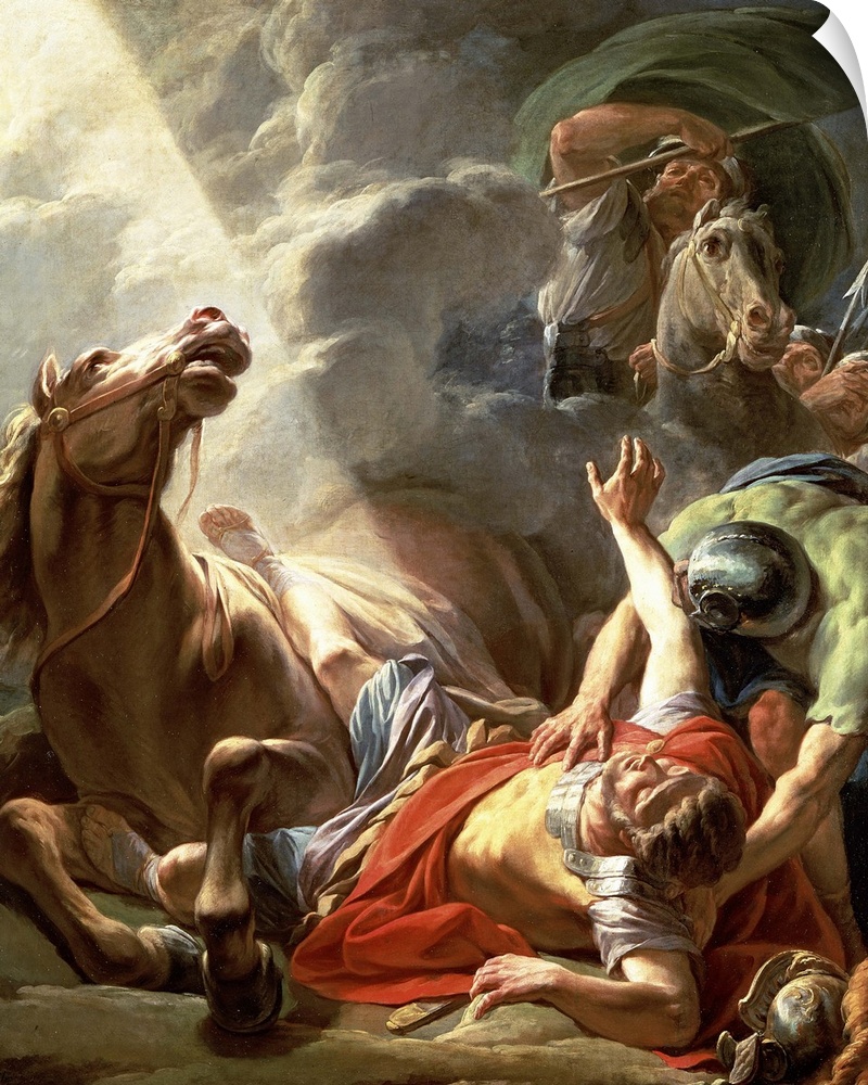 The Conversion of St. Paul, 1767, oil on canvas.  By Nicolas-Bernard Lepicie (1735-84).