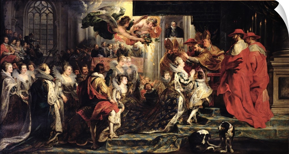 The Coronation of Marie de Medici (1573-1642) at St. Denis, 13th May 1610