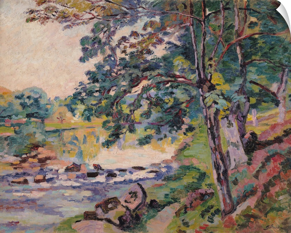 MMT154103 The Creuse at Genetin (oil on canvas) by Guillaumin, Jean Baptiste Armand (1841-1927); Musee Marmottan Monet, Pa...