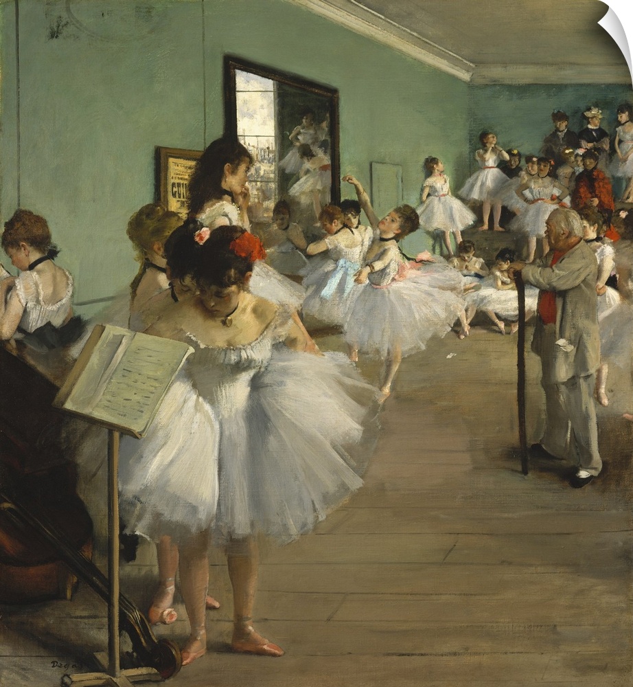 The Dance Class, 1873-74