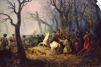 The Death of General Sleptsov in the Caucasus, 10th December, 1851