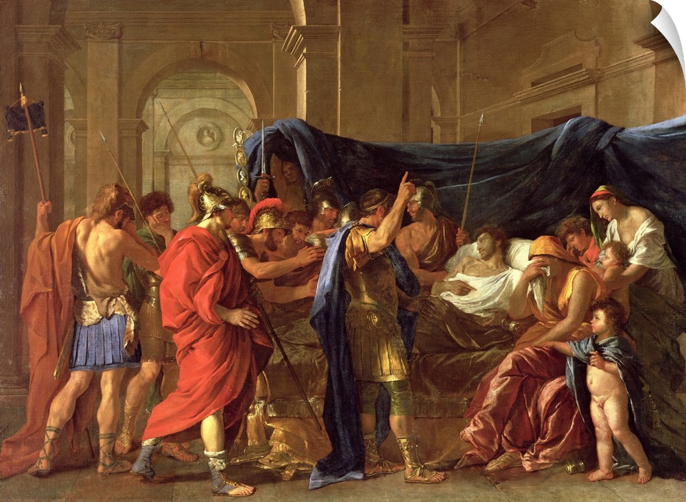 BAL28594 The Death of Germanicus, 1627  by Poussin, Nicolas (1594-1665); oil on canvas; Minneapolis Institute of Arts, MN,...