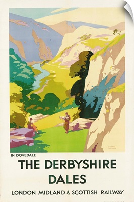 'The Derbyshire Dales', poster advertising London Midland