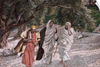 The Disciples on the Road to Emmaus, illustration for The Life of Christ, c.1884-96