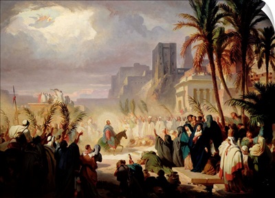 The Entry of Christ into Jerusalem by Louis Felix Leullier