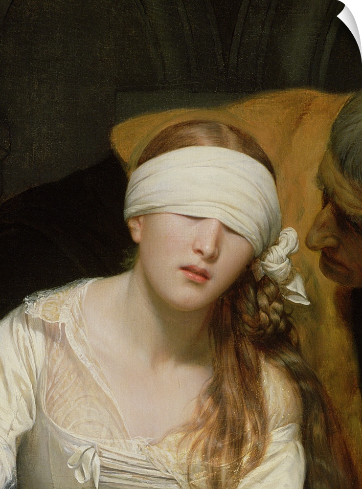 BAL331666 The Execution of Lady Jane Grey, 1833 (oil on canvas) (detail of 72630)  by Delaroche, Hippolyte (Paul) (1797-18...
