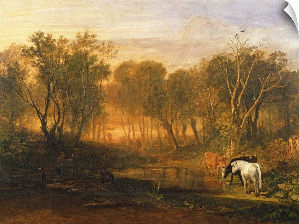 BAL75936 The Forest of Bere, c.1808  by Turner, Joseph Mallord William (1775-1851); oil on canvas; 88.9x119.4 cm; Petworth...
