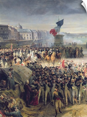 The Garde Nationale de Paris Leaves to Join the Army in September 1792, c.1833-36