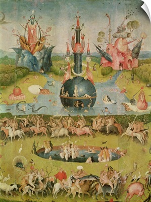 The Garden of Earthly Delights: Allegory of Luxury, central panel of triptych, c.1500