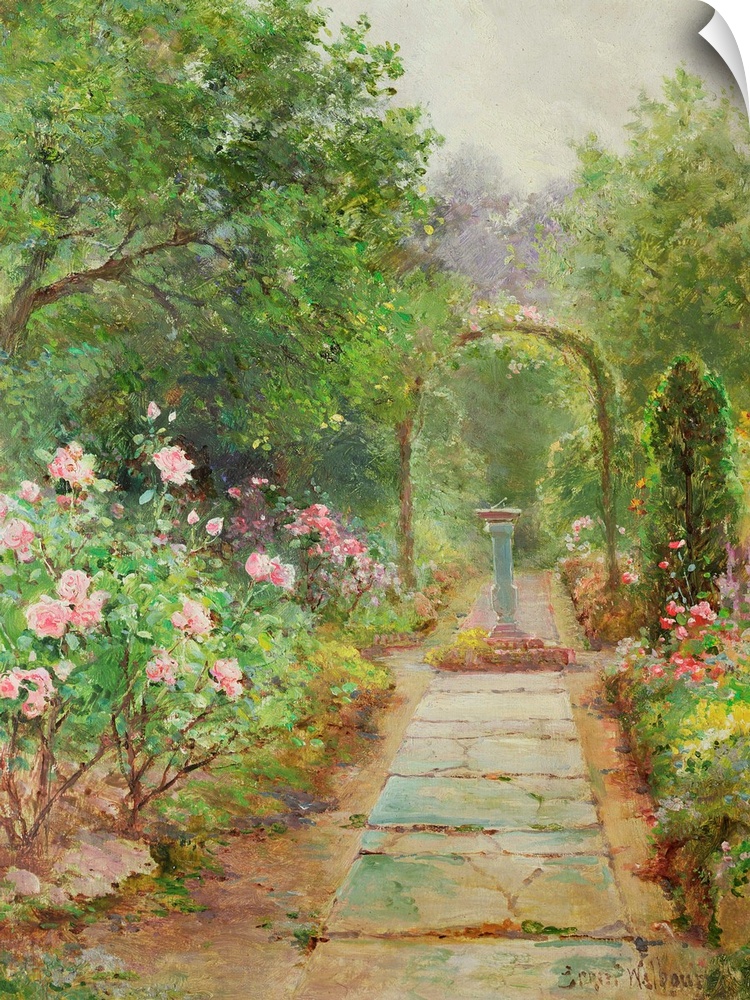 BAL15687 The Garden Path by Walbourn, Ernest (1872-1927); Private Collection; English