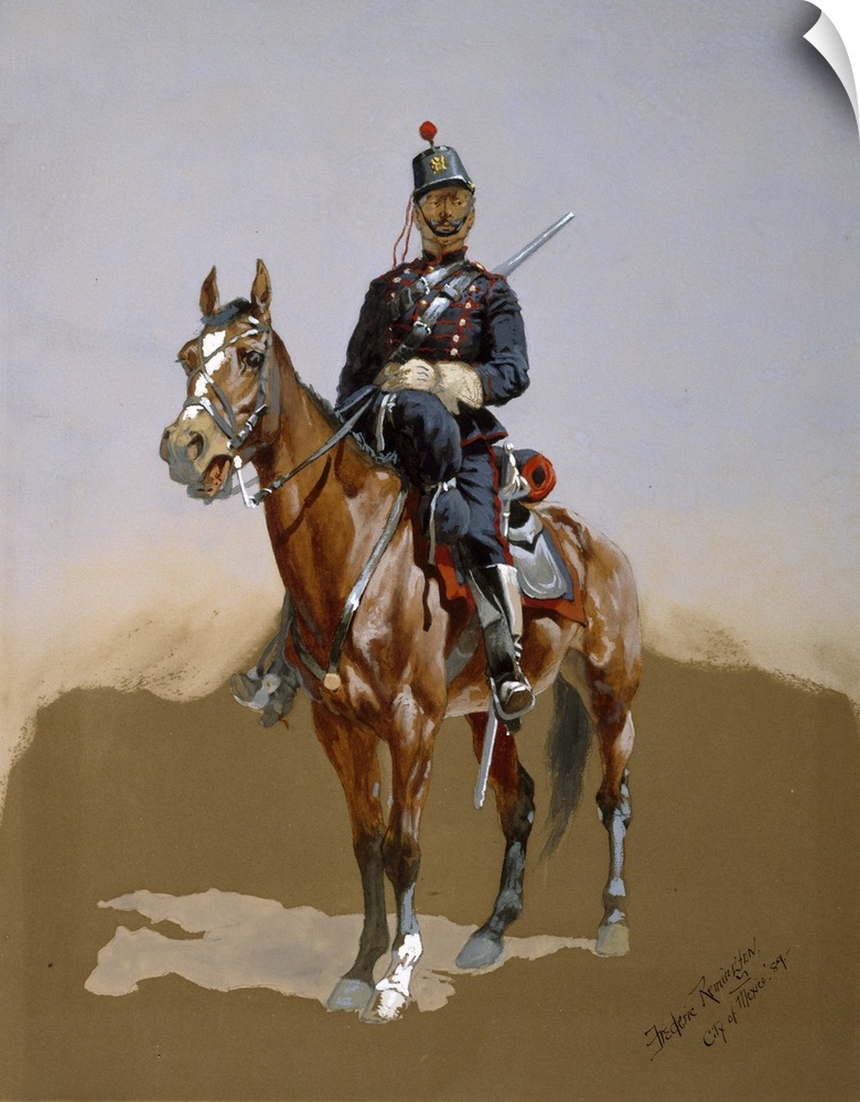 The Gendarme, 1889 (Originally watercolor, ink, and gouache on paper)