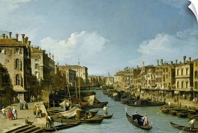 The Grand Canal Near The Rialto Bridge, Venice, 1730