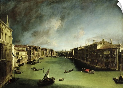 The Grand Canal, View of the Palazzo Balbi towards the Rialto Bridge, 1724