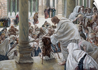 The Healing of the Lame in the Temple, illustration for The Life of Christ, c.1886-94