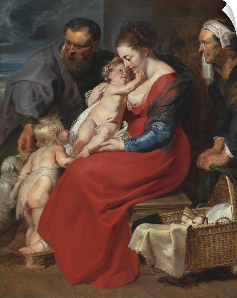 The Holy Family with Saints Elizabeth and John the Baptist, c.1615, oil on panel.