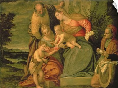 The Holy Family with St. Elizabeth and John the Baptist
