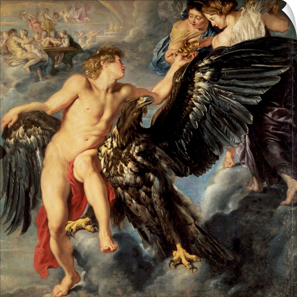 XAM67292 The Kidnapping of Ganymede  by Rubens, Peter Paul (1577-1640); oil on canvas; Furstlich Schwarzenberg'sche Verwal...
