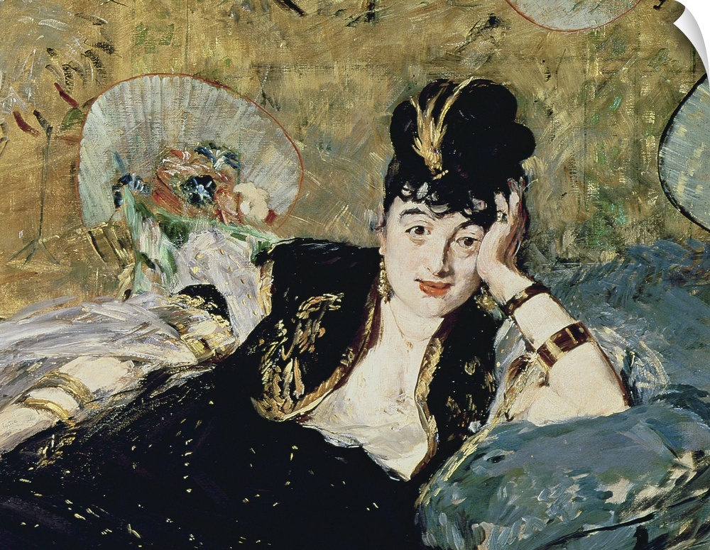 Originally oil on canvas.  By Manet, Edouard (1832-83).