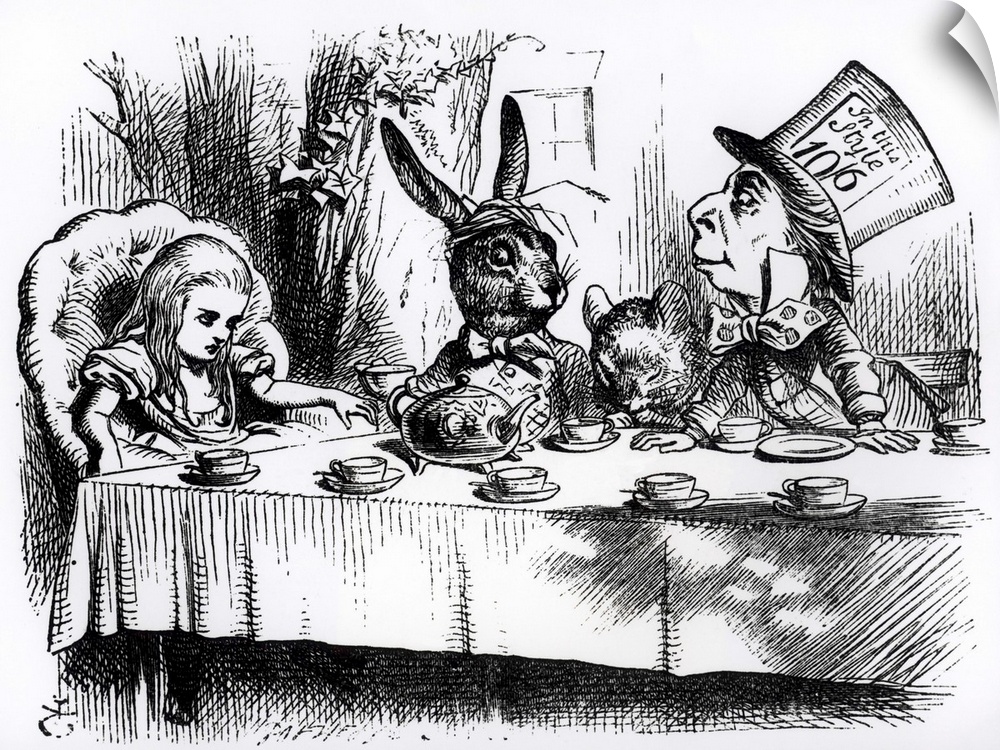 Illustration from 'Alice's Adventures in Wonderland', by Lewis Carroll, 1865