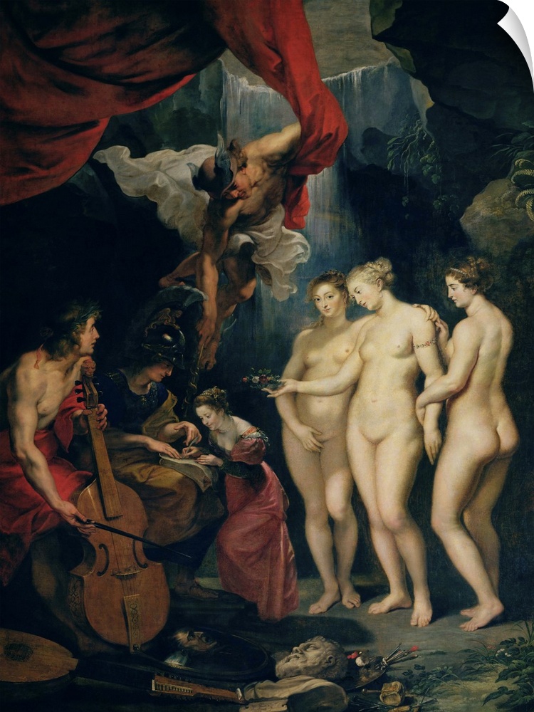 XIR17687 The Medici Cycle: Education of Marie de Medici (1573-1642) 1621-25 (oil on canvas)  by Rubens, Peter Paul (1577-1...