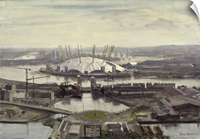 The Millennium Dome from Canary Wharf
