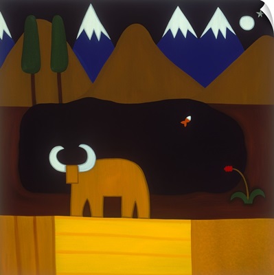 The Moon and the Bull in the Peruvian Mountains, 2006