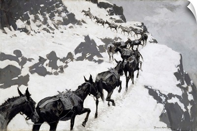 The Mule Pack (An Ore-Train Going Into The Silver Mines, Colorado) 1901