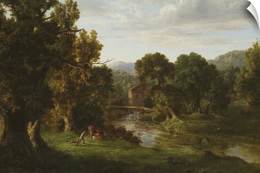 The Old Mill, 1849, oil on canvas.