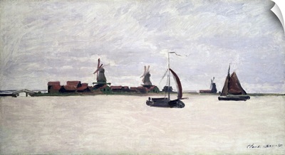 The Outer Harbour At Zaandam, 1871