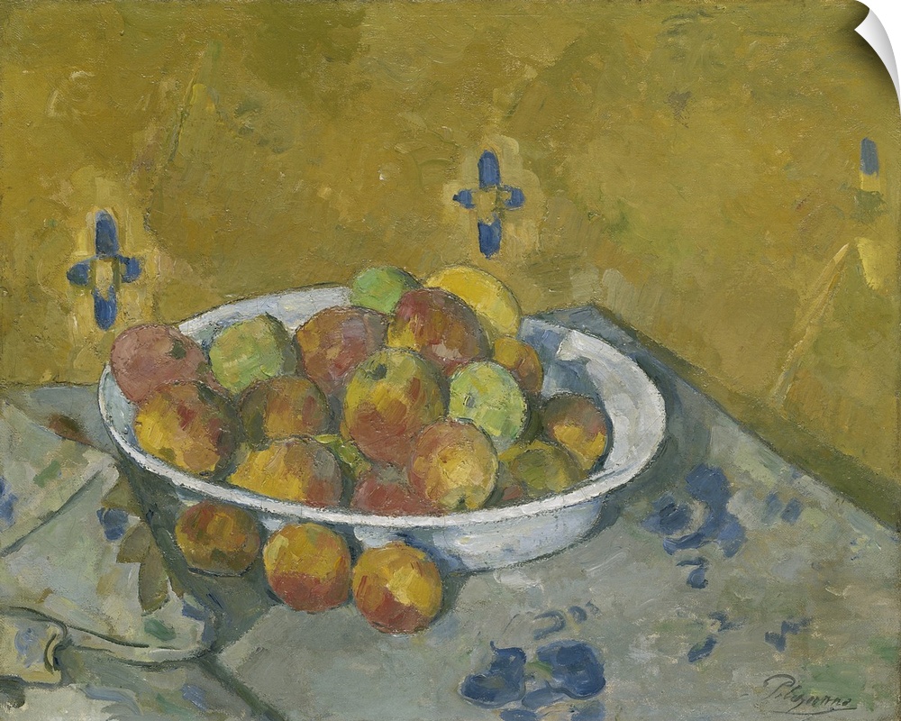 The Plate of Apples, c.1877, oil on canvas.