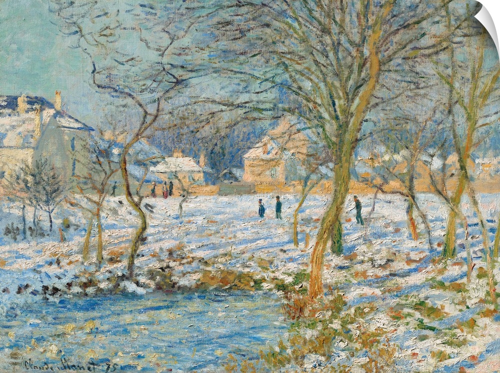 The Pond In The Snow, 1874-75