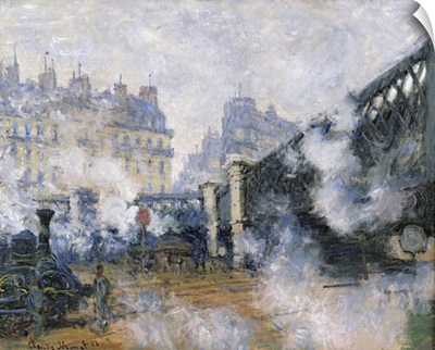 The Pont De l'Europe, Gare Saint-Lazare, 1877