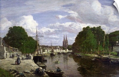 The Port at Quimper, 1857