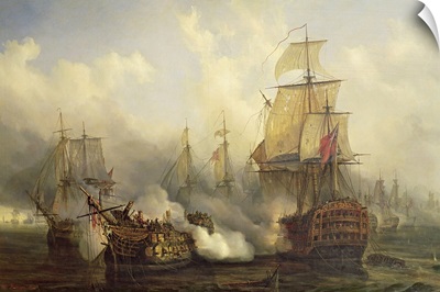 The Redoutable at Trafalgar, 21st October 1805