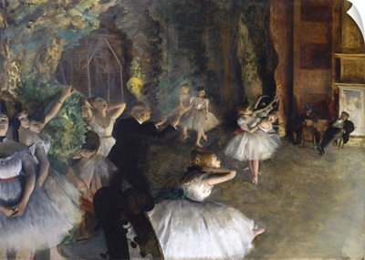 The Rehearsal Of The Ballet On Stage, 1874