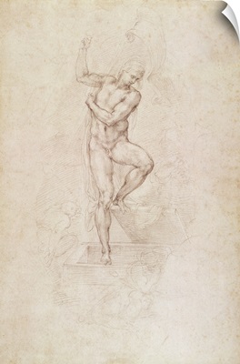 The Risen Christ, study for the fresco of The Last Judgement in the Sistine Chapel