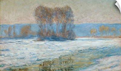 The Seine at Bennecourt, Winter